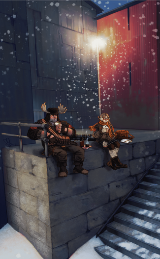 2 Characters, Full Body, Full painting, ($195)