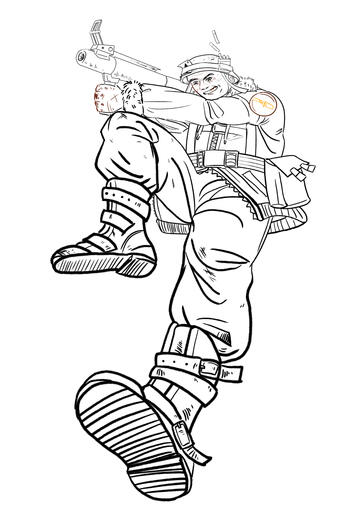 Full body, Ink, No BG ($45)